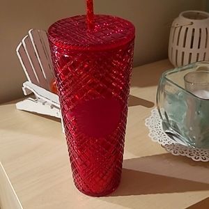 NEW Starbucks Holiday 2022 Red/Berry Cold Cup
